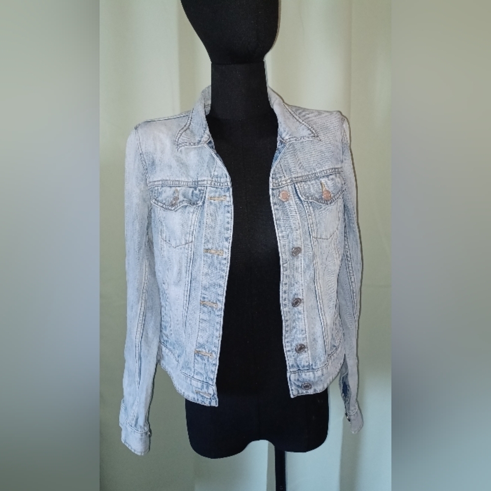 Talula Vintage Light Blue Denim Jacket - Picture 3 of 16